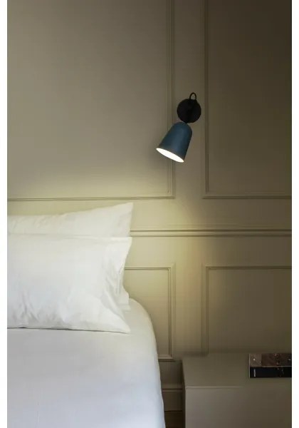 Lampă de perete FARO 28274 STUDIO 1xE14/8W/230V albastru/negru