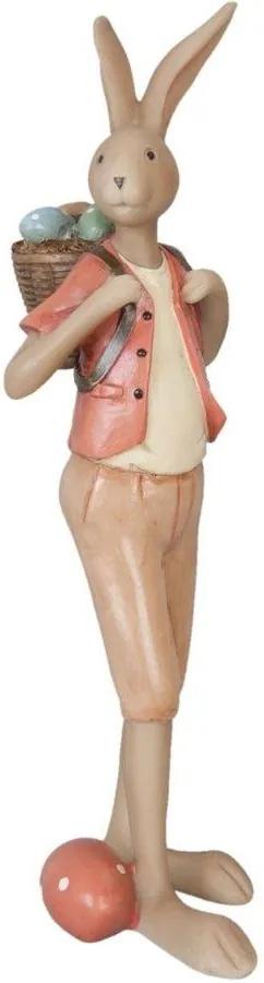 Figurina Iepuras Paste polirasina 6*9*24 cm