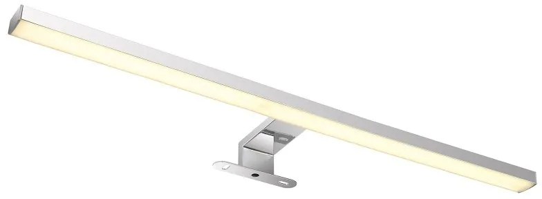 Aplica LED pentru baie design modern IP44 Jaime argintiu, opal