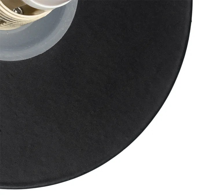 Aplică neagră IP44 cu întrerupător - Cederic