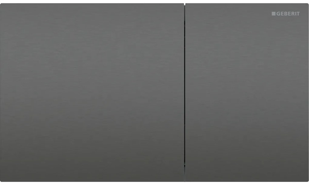 Clapeta de actionare easy to clean, crom negru periat, Geberit Sigma70 Crom negru periat