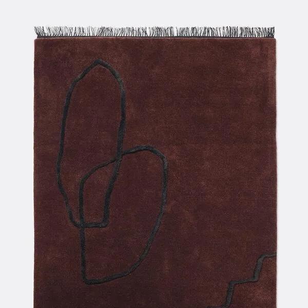 Covor DESERT TUFTED - Lana Visiniu Inaltime(200 cm) x latime(140 cm)