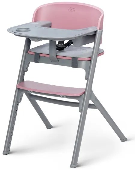 Scaun de masă pentru copii KINDERKRAFT SELECT LIVY Premium Aster pink + șezlong CALMEE