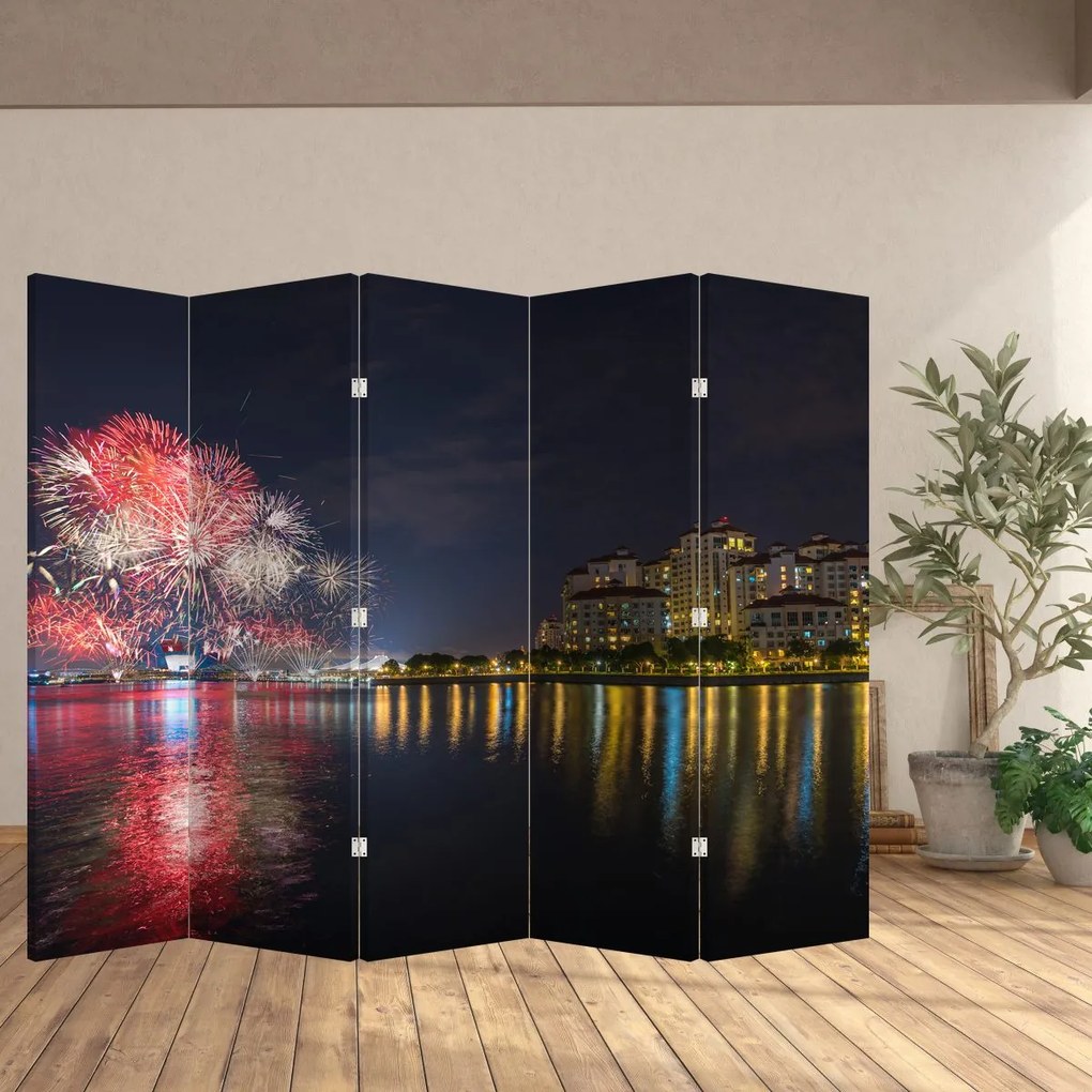 Paravan - artificii in Singapur (210x170 cm)