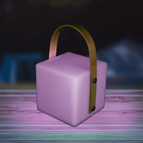 Lampă LED RGBW de exterior MAJORKA, 0,5 W, 5 V, USB, 1200 mAh, IP44, albă