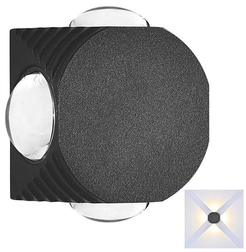 Aplică LED de exterior LED/4W/230V 4000K IP54 negru