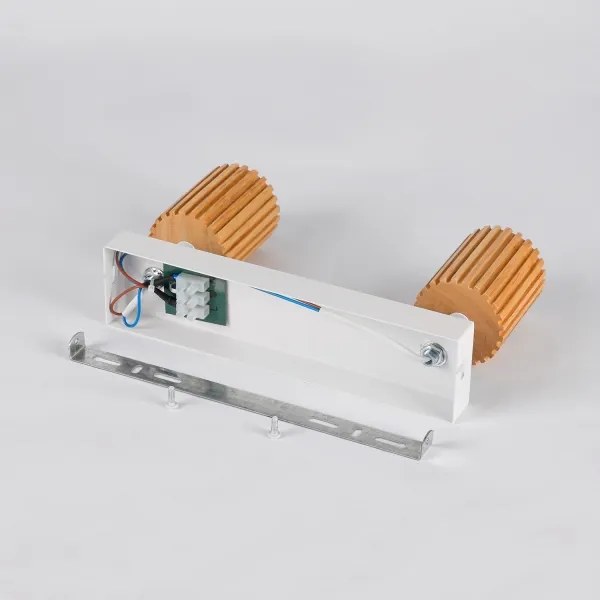 Brilagi - Spot MODERN WOOD 2xGU10/8W/230V, lemn/alb