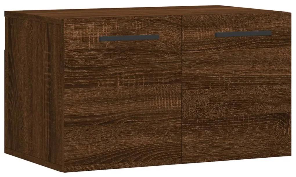 830051 vidaXL Dulap de perete, stejar maro, 60x36,5x35 cm, lemn prelucrat