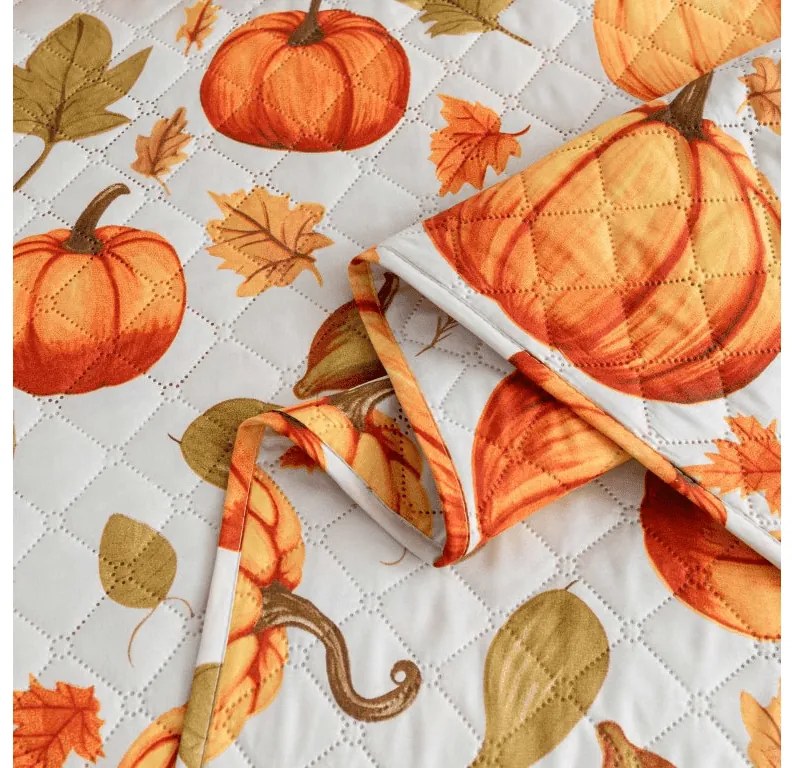 Cuvertura de pat AUTUMN PUMPKINS, colorat Dimensiune: 170 x 210 cm