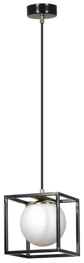 Pendul Spazio 1 Black 687/1 Emibig Lighting, Modern, E27, Polonia