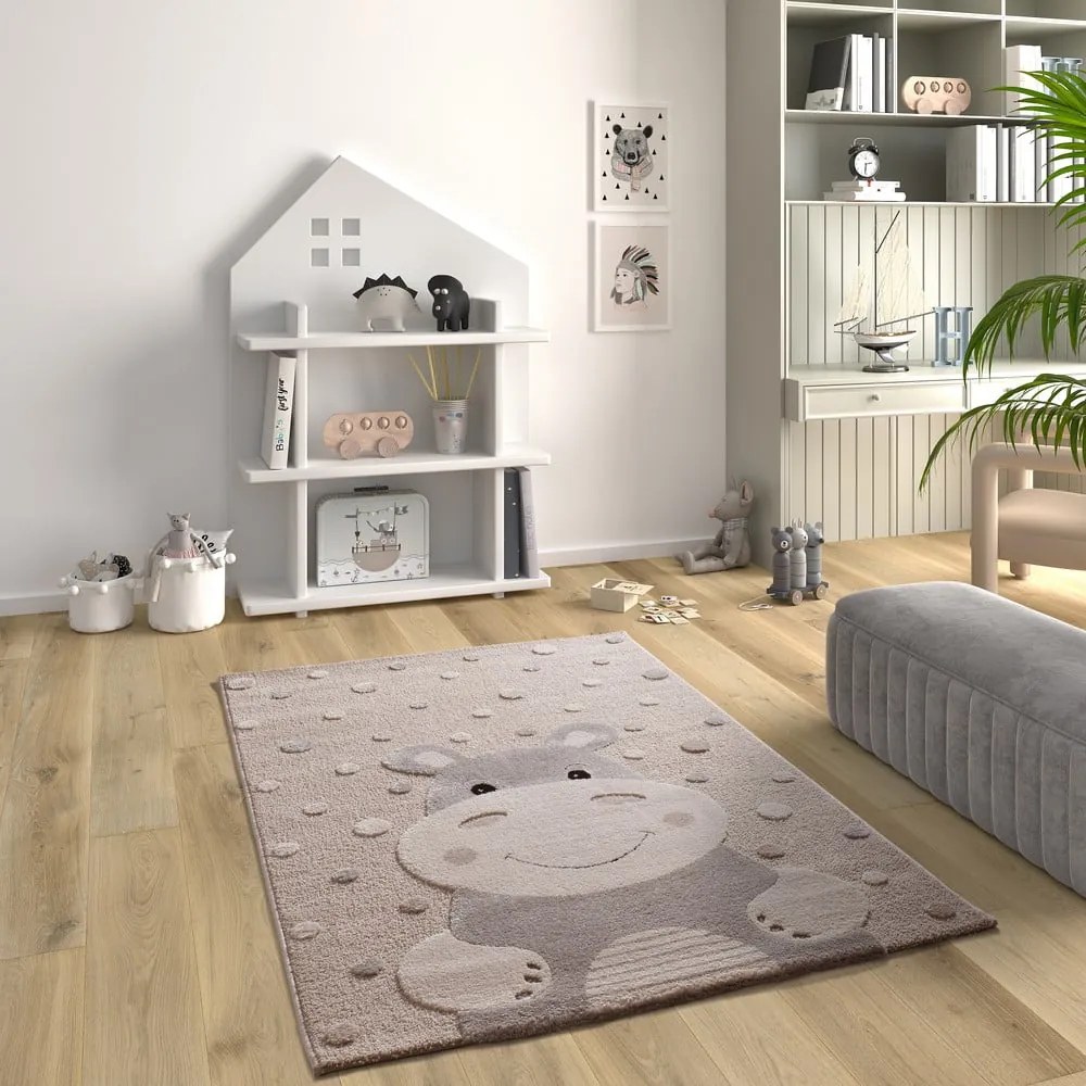 Covor pentru copii bej 120x170 cm Clown – Universal