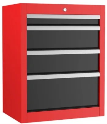 Birou ponk pentru atelier 269,2 cm RED