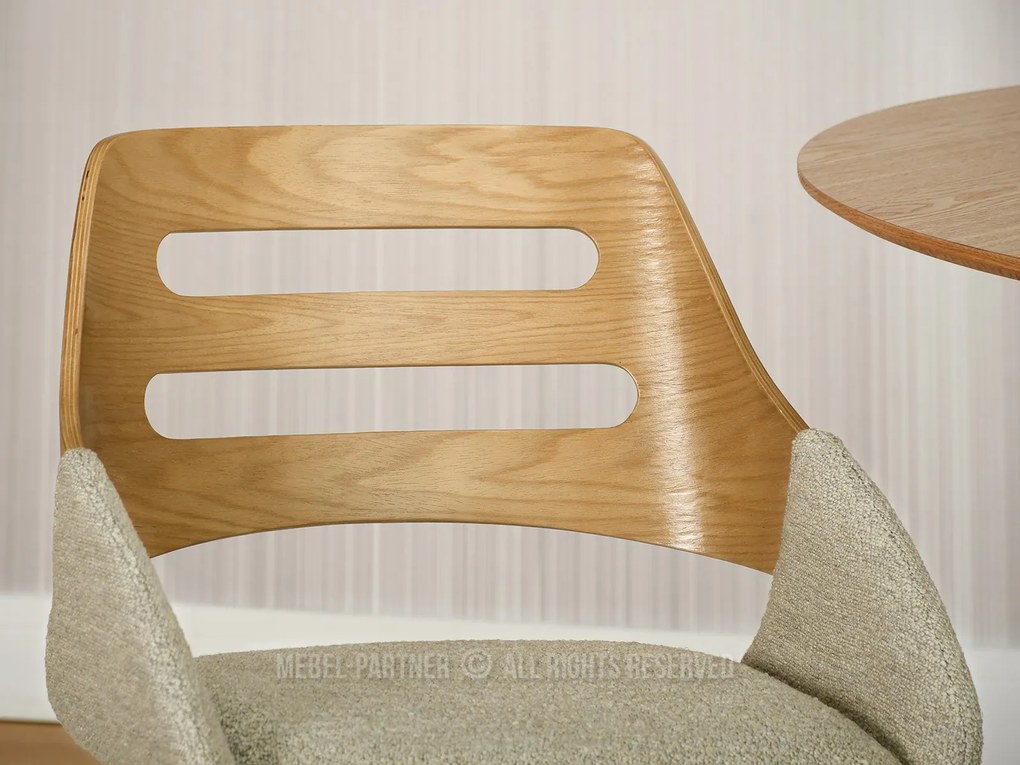 Scaun Theo K (bej + stejar). 1111280