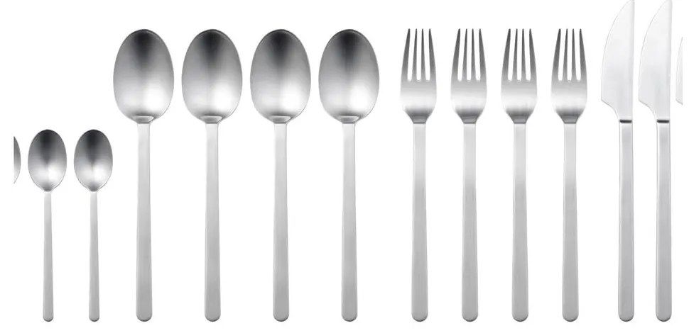 Tacâmuri argintii din oțel inoxidabil 16 buc. Norm – Gense