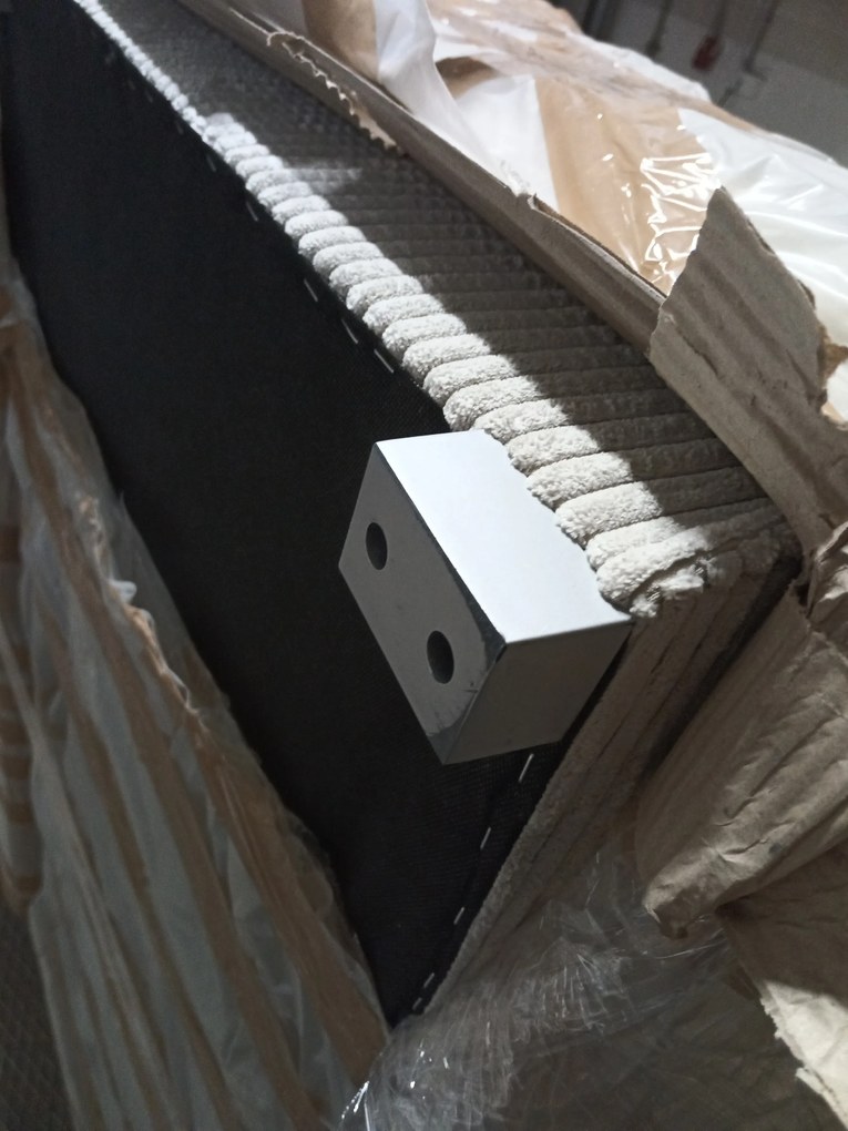 OFERTA Canapea coltar beige deschis SMART COSARO, reversibila + 2 perne CADOU Calitatea a II-a