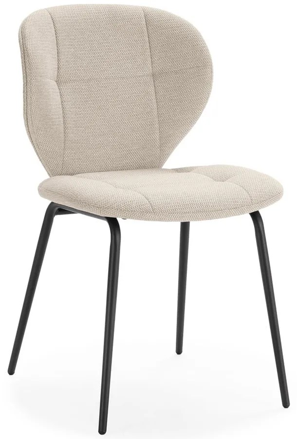 Scaune de dining crem 2 buc. Maori – Marckeric