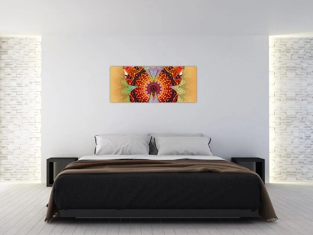 Tablou - Fluture etno (120x50 cm)