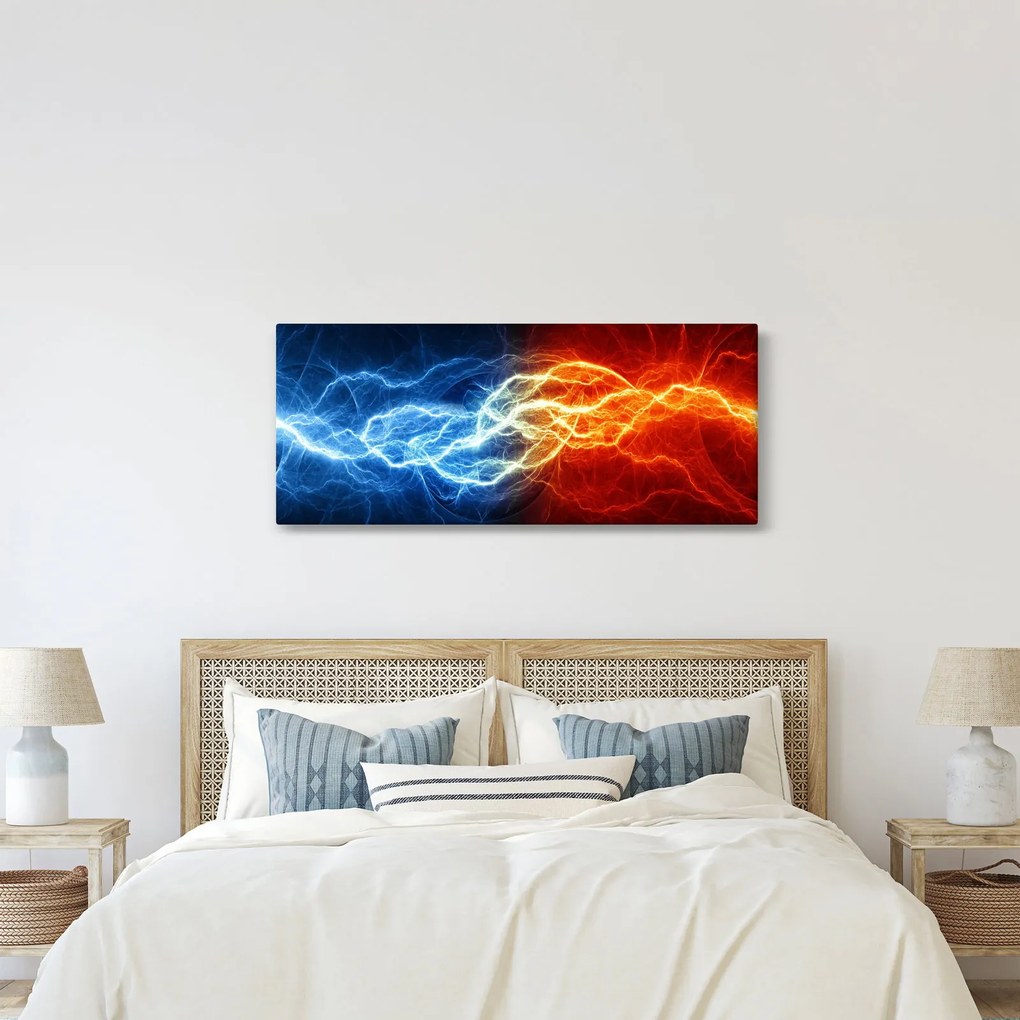 Tablou cu tensiunea de curent (120x50 cm)