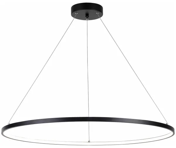 Zuma Line PEN89424-90BK - Lustră LED HORIK suspendată pe cablu, 40W, 230V, 3000/4000/6000K