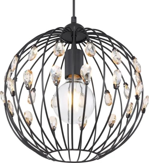 Globo 16029H - Pendul HANAKO suspendat pe cablu, 1 x E27, 60 W, 230 V, Ø 30 cm