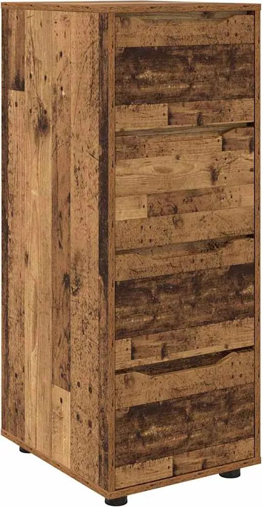 vidaXL Dulap de depozitare Lemn Vechi 40 x 48 x 105 cm Lemn compozit