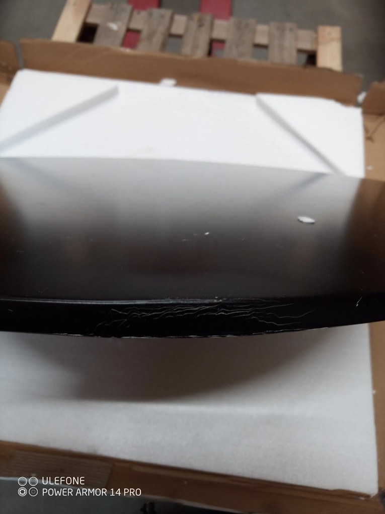 Reducere Masa de dining neagra BERGEN 140x80 cm a II-a calitate