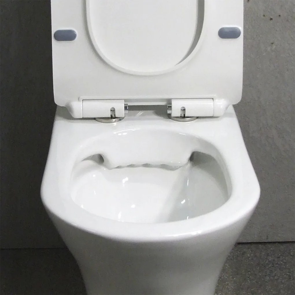 Toaletă compactă monobloc Makalu cu spătar și scaun