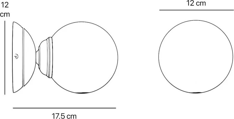 Aplica din alama stil modern Art Deco Incanto
