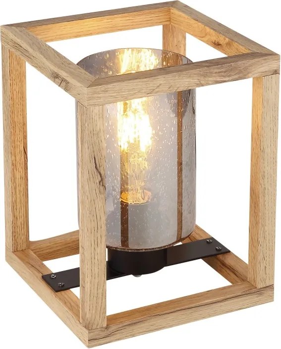 Veioza, lampa de masa design modern PETTEY lemn 15497T GL