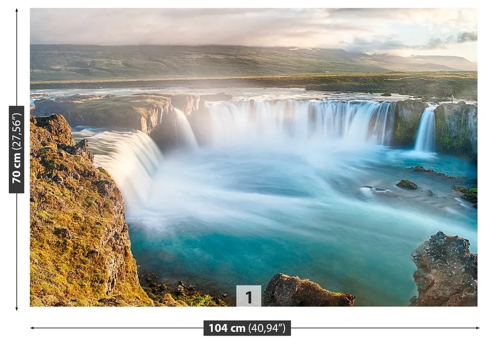 Fototapet Cascada Goðafoss