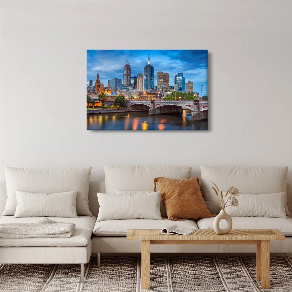 Tablou cu orașul Melbourne (90x60 cm)