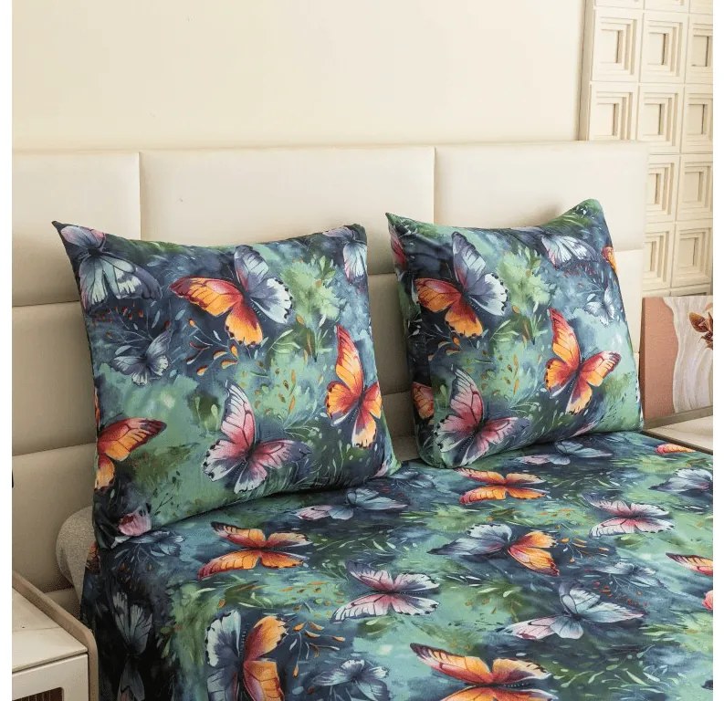 Lenjerie de pat din microfibra COLORFUL BUTTERFLY, colorat Dimensiune lenjerie de pat: 70 x 90 cm | 140 x 220 cm