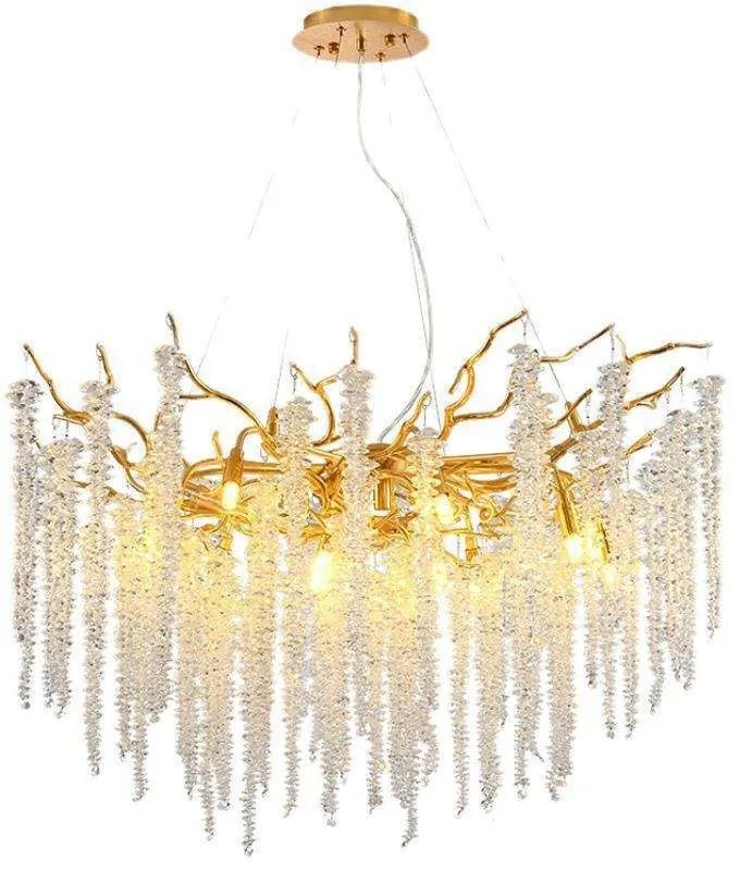 Candelabru led Cristal, Elit's, Evea S Gold, 80 cm