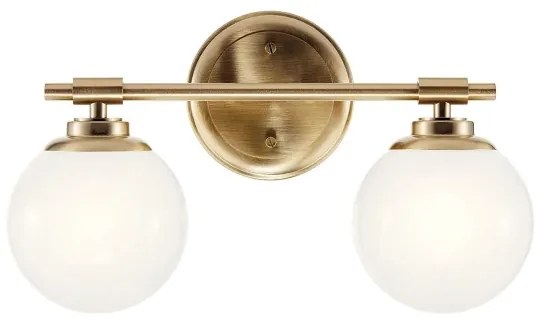 Aplică LED pentru baie Kichler KL-BENNO2-CPZ BENNO 2xG9/3W/230V IP44 alamă