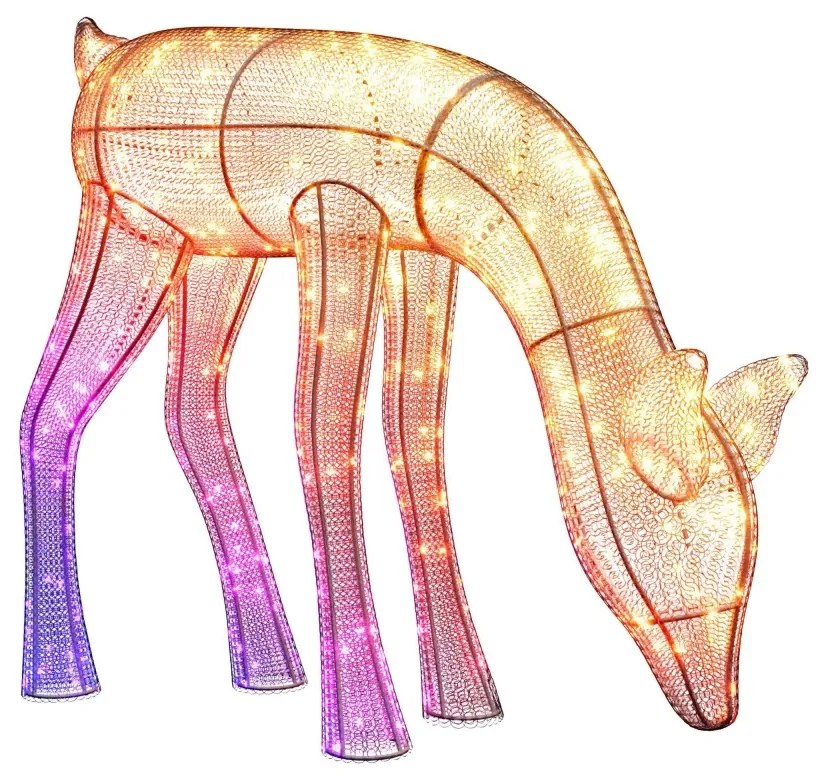 Ren LED RGBW dimabil de exterior Twinkly TW3RD140SPP-TEU 160xLED IP44 Wi-Fi