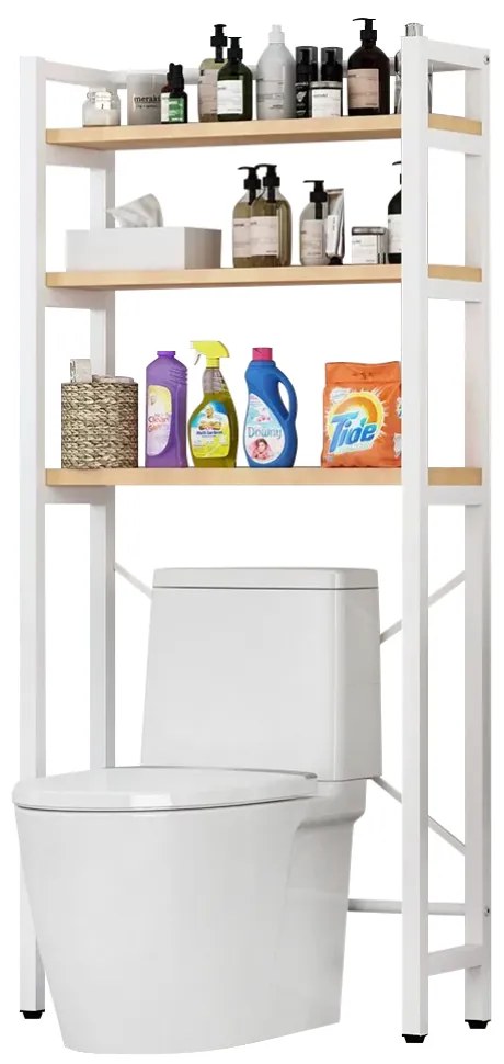 Raft deasupra toaletei BELRAM, stejar