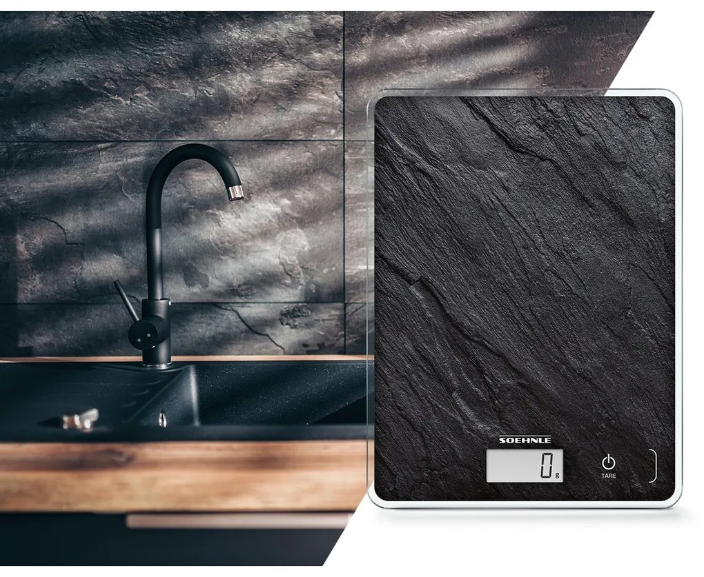 Soenhle Cântar digital de bucătărie Page Compact 300 Slate 61515