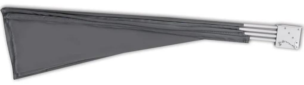 Copertina laterala pliabila de balcon, gri, 210x210 cm Gri, 210 x 210 cm