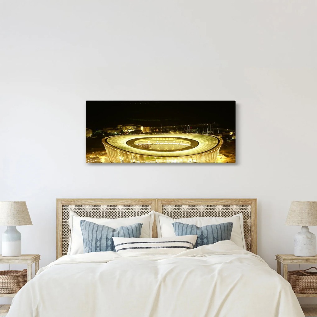 Tablou - stadion de fotbal (120x50 cm)