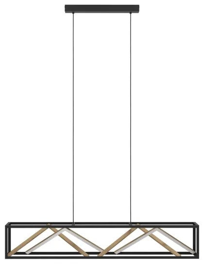 Lustră LED dimabilă aplicată Eglo 390417 PENELA LED/46W/230V 2700-6500K + telecomandă