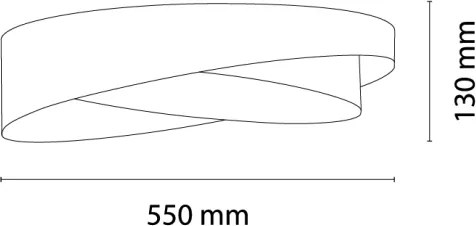 BRILAGI - Lampă LED dimabilă VELVET TWIST LED/36W/230V CCT, Ø 65 cm WT maro/auriu + telecomandă