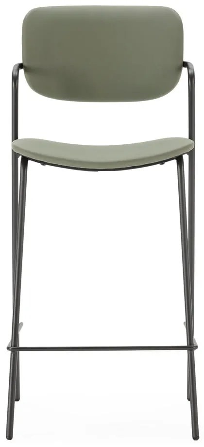 Scaune de bar kaki 2 buc. (înălțime șezut 68 cm) Maika – Marckeric