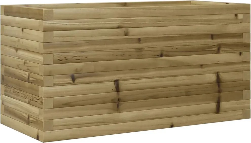 vidaXL Jardinieră de grădină, 90x40x46 cm, lemn de pin impregnat