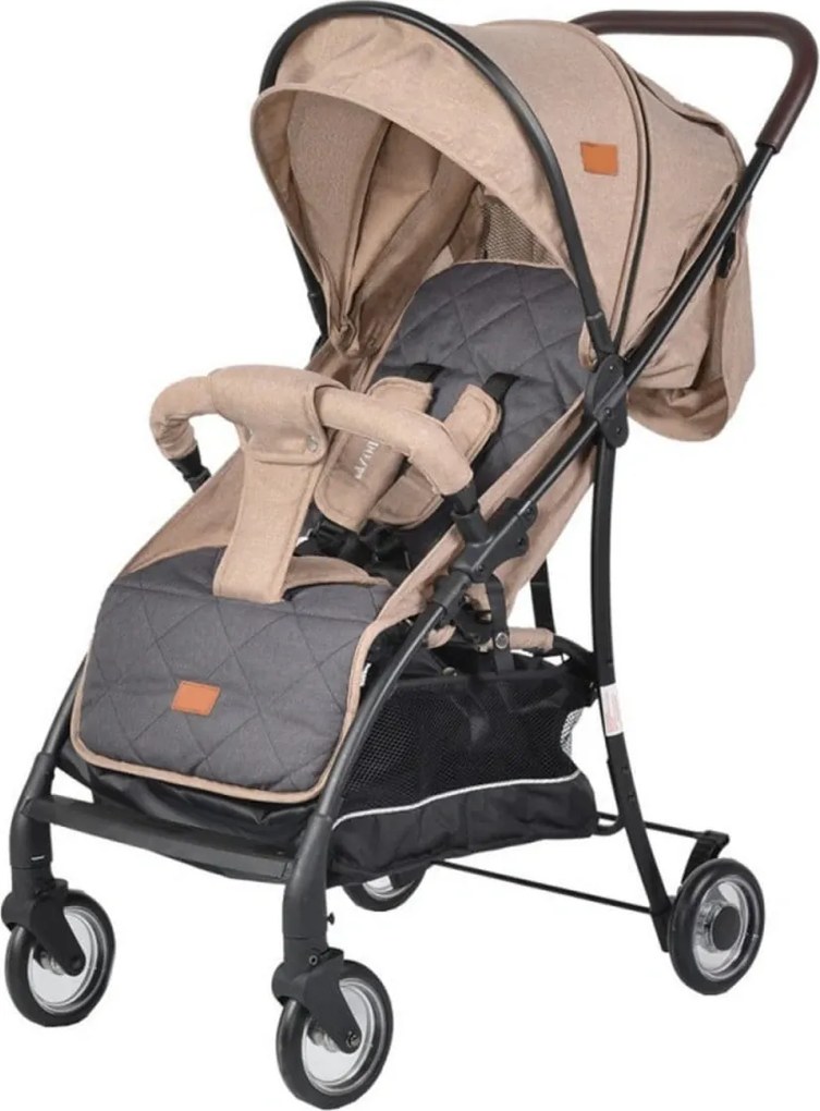 Carucior sport ultracompact pentru copii NOVOKIDS™ London PRO, Transformabil in troller, Spatar reglabil in 3 trepte, Pozitie somn, Roti