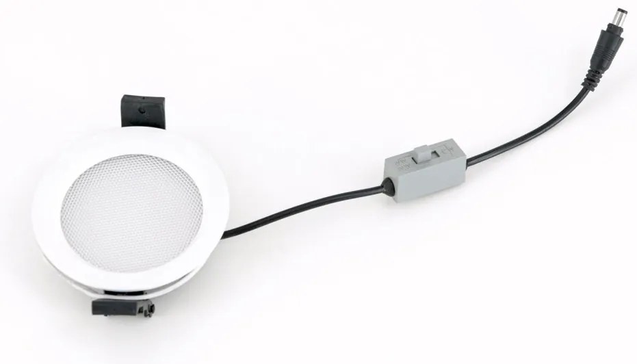 Spot LED incastrabil tavan IP44 OFFICE D-9,5cm alb