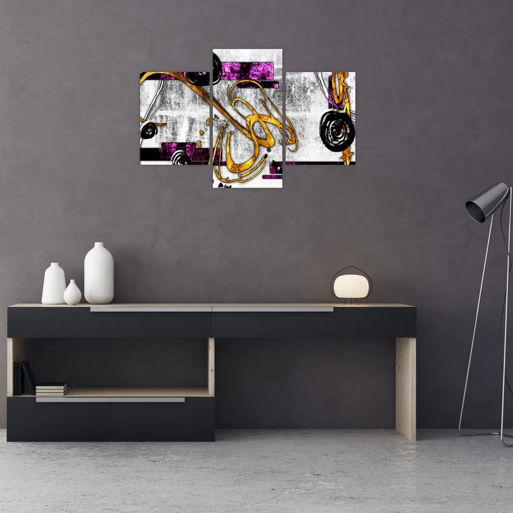 Tablou abstracției (90x60 cm)