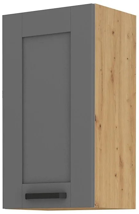 Dulap superior de bucătărie Lucid 40 G 72 1F (Stejar artisan + dustgrey). 1045594