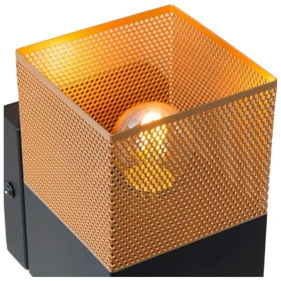 Aplică Lucide 21223/01/02 RENATE 1xE27/40W/230V auriu/negru