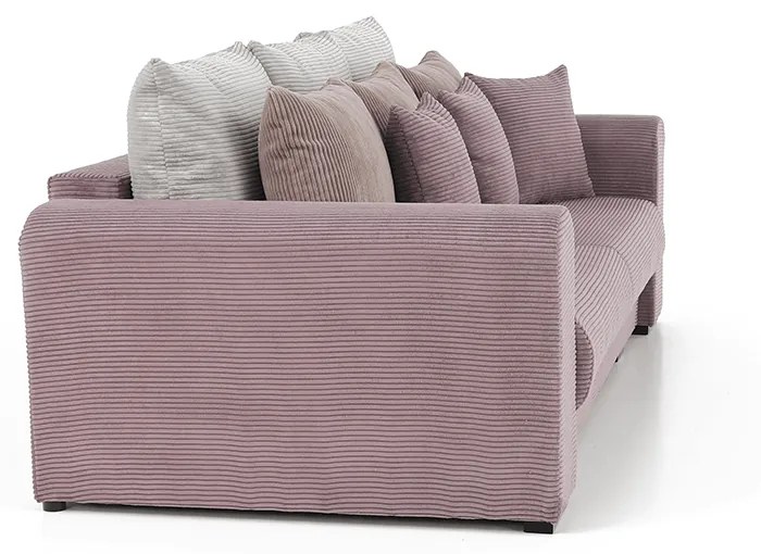 Canapea foarte spatioasa, violet, roz invechit, bej, GILEN BIG SOFA