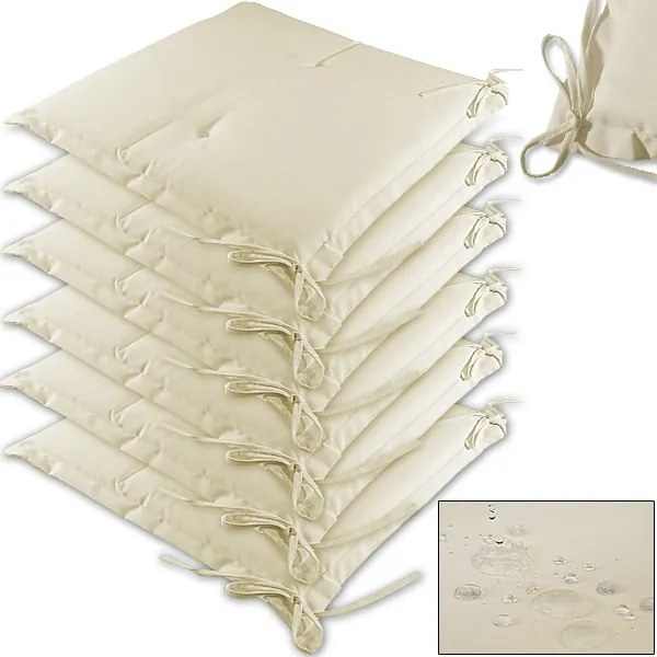 Deuba 6 perne Boston 43x39x5cm - crem